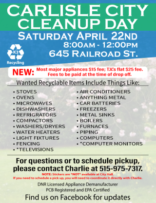 2023 City Cleanup Flyer